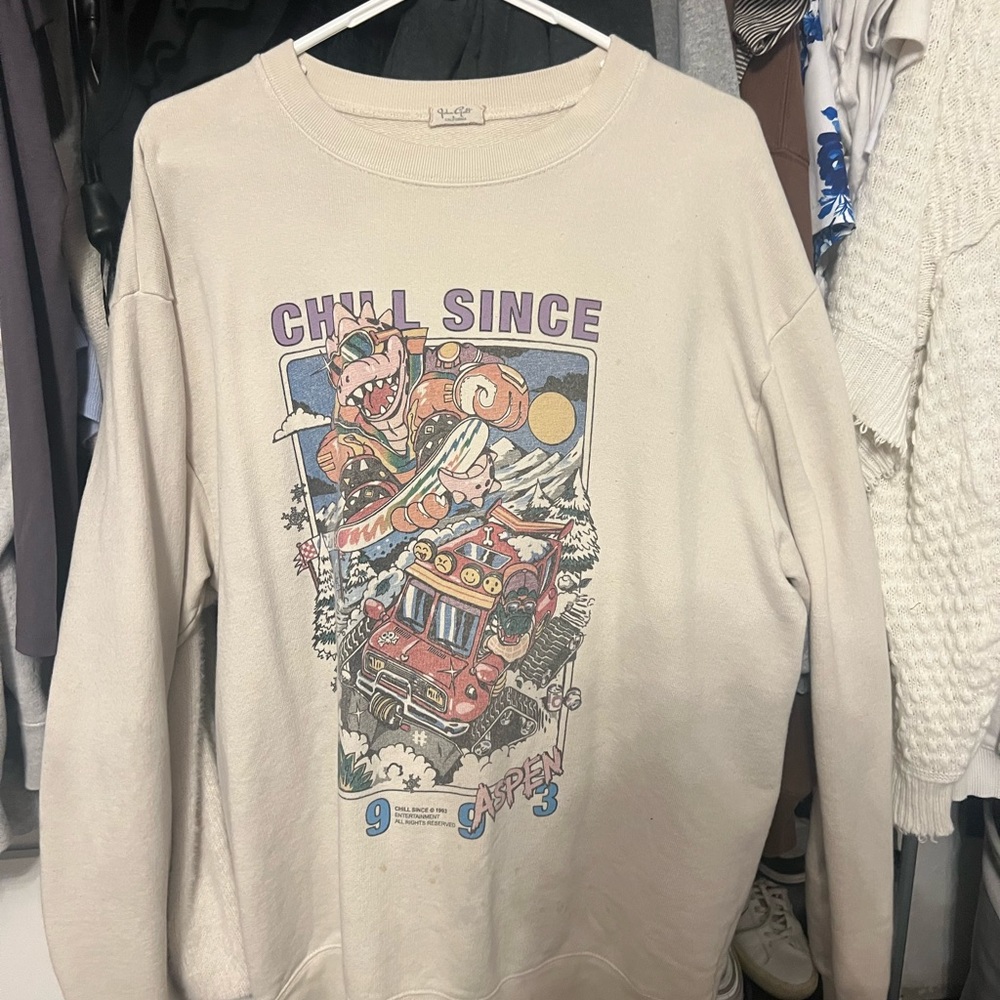 brandy melville graphic crewneck
